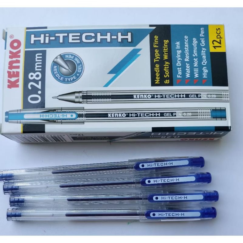 

(1 PAK) Pulpen Bolpen Gel Pen Hi-Tech-H 0.28mm KENKO