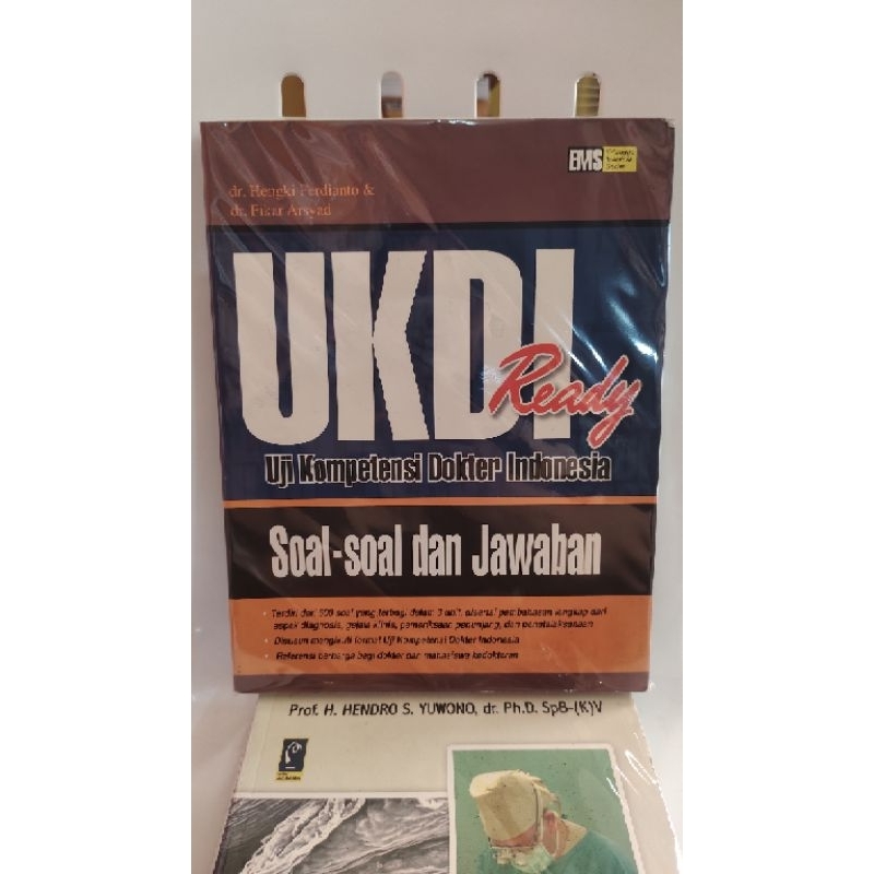 buku (original) ukdi ready "uji kopetansi dikter indonesia" soal soal dan jawaban - dr hengki ferdia
