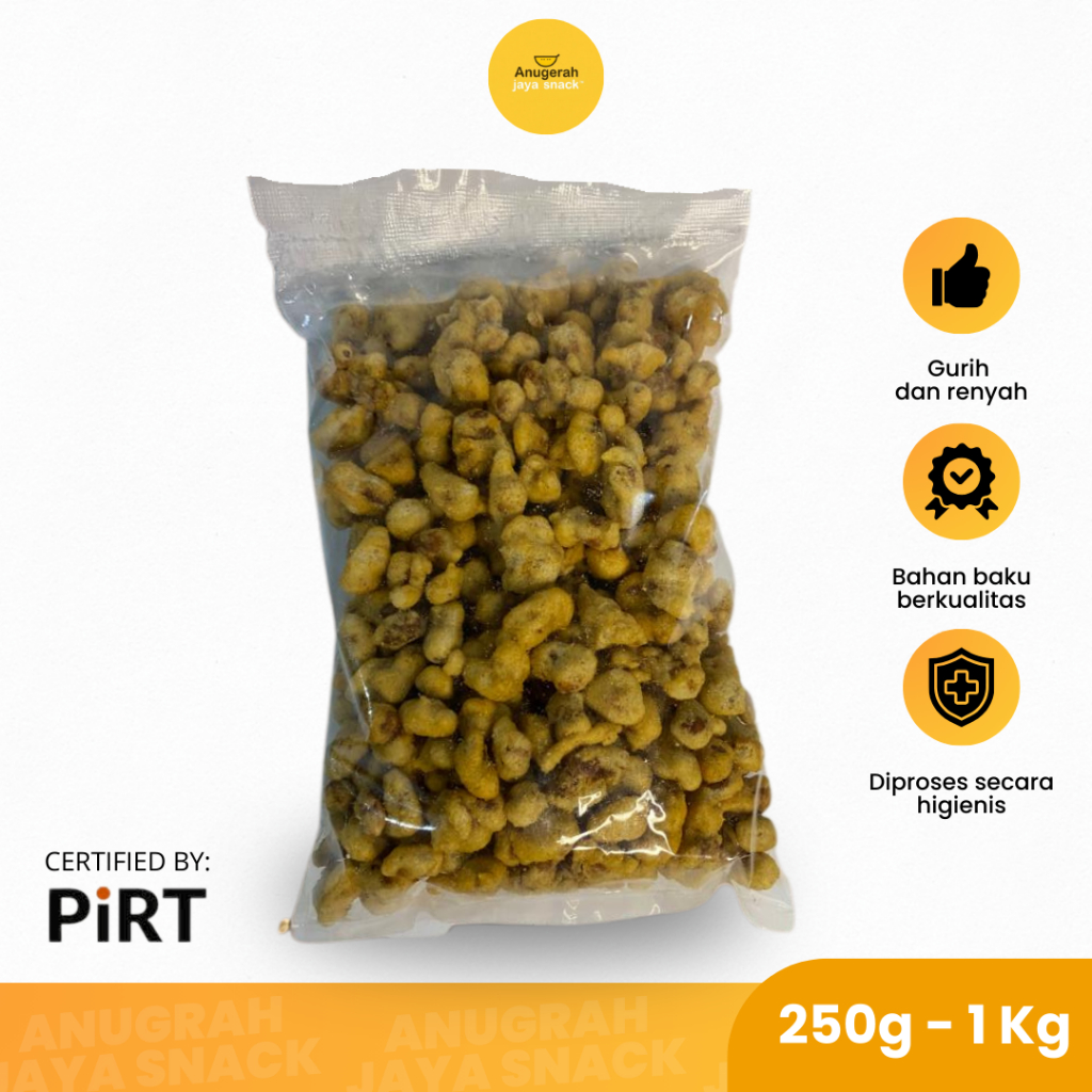 

Kacang Goreng Bandung Yunes 250gr - 1kg Cemilan Snack Kiloan Makanan Ringan