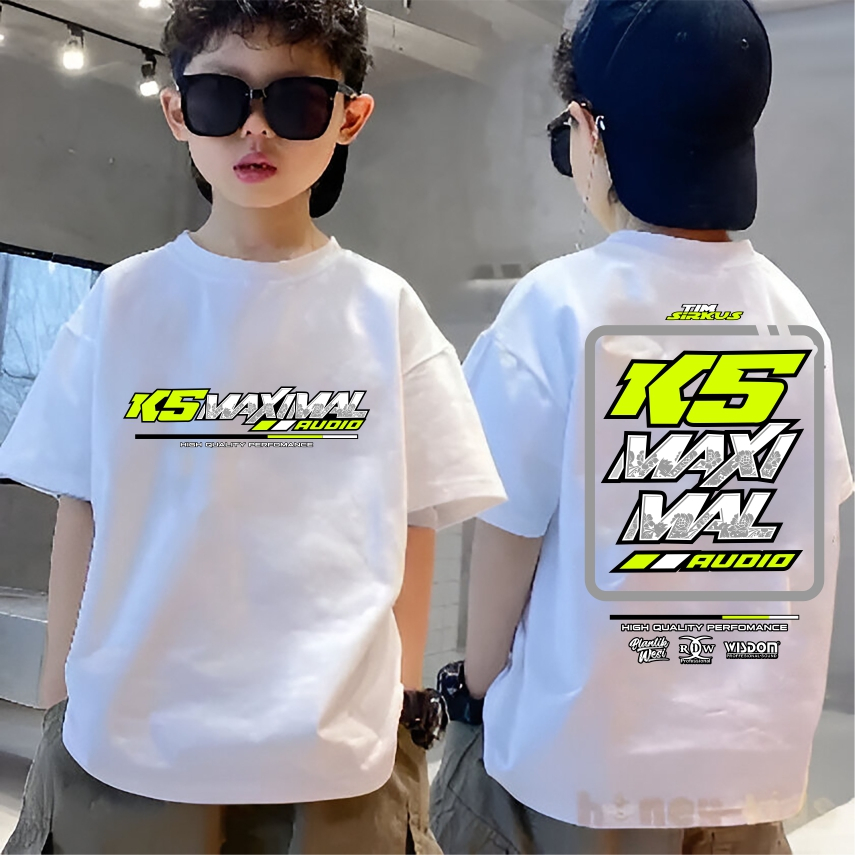 Kaos baju anak K5 maximal Audio sound malang team sotok Team Bledosan bahan katun adem