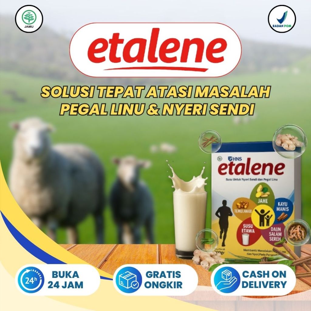 

ETALENE SUSU KAMBING ETAWA ALAMI MEREDAKAN NYERI SENDI & PEGAL LINU