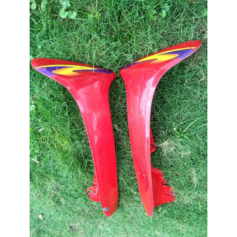 sayap body depan luar motor supra fit supra x lama 2000 2005 original copotan warna merah