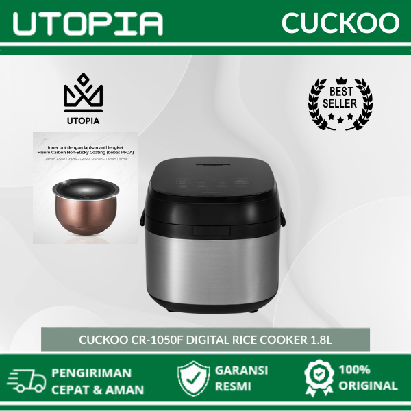 CUCKOO Digital Rice Cooker 1.8 L CR-1050F Rice Cooker Cuckoo 1.8 Liter