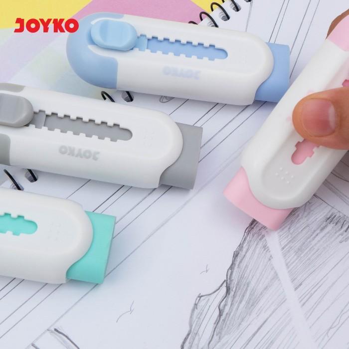 

Joyko Penghapus Retractable ER-148 Warna Pastel Original (1 PCS) / Penghapus Karet Penghapus Tarik Geser Retractable Eraser Joyko ER-148 Per Pcs
