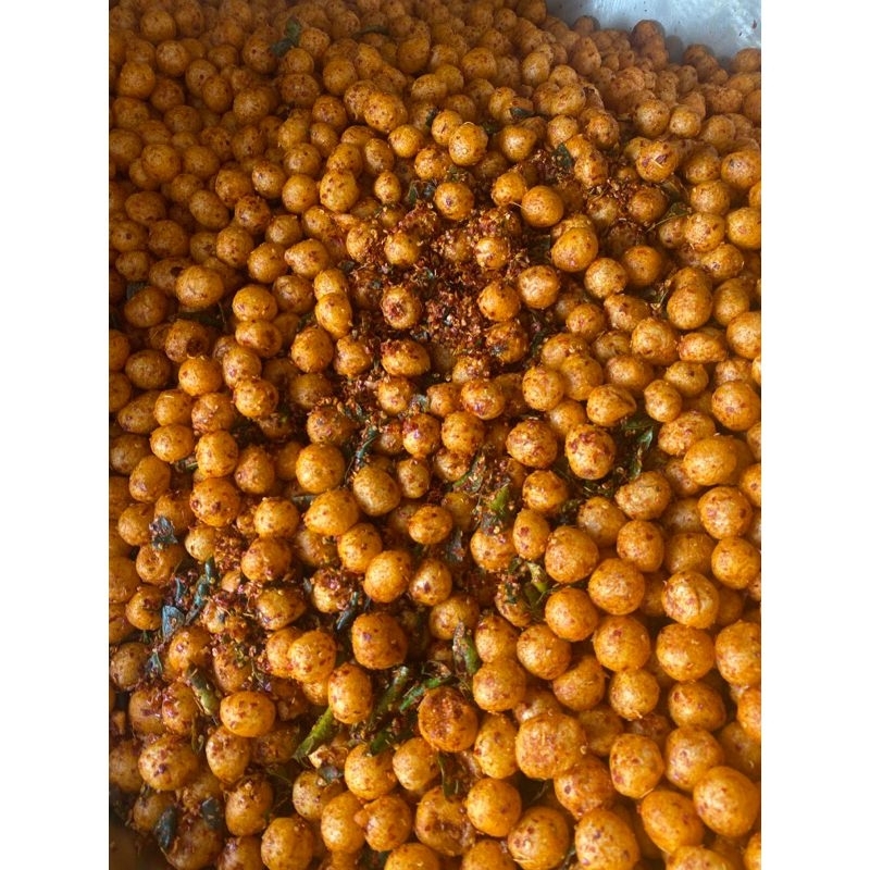 

Cabelicious - Camilan Pedas Cimol Kering Original & Pedas Cikruh Kemasan 1kg