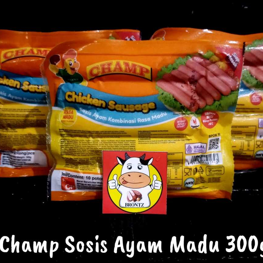 

CHAMP SOSIS AYAM RASA MADU 300GR - FROZEN FOOD - BRONTZ JOGJA