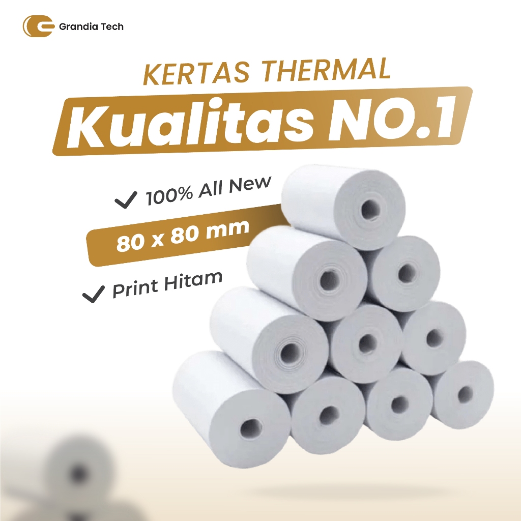 

kertas thermal ukuran 80 x 80 paper roll