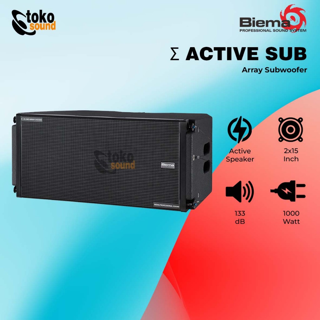 Biema Sigma Active Full Range Line Array Speaker