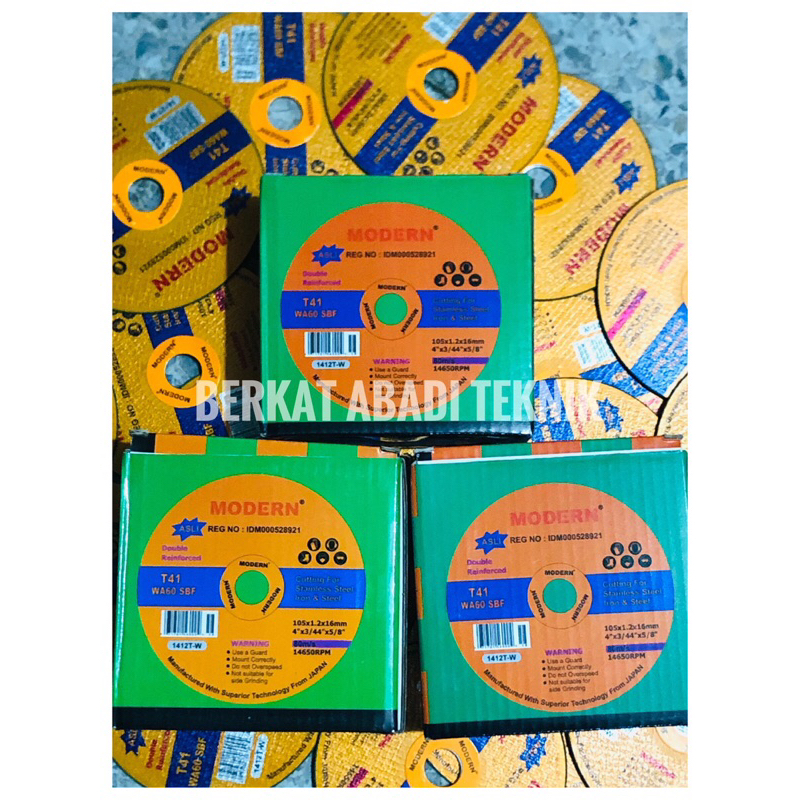 Mata Potong Besi Modern 4 Inch