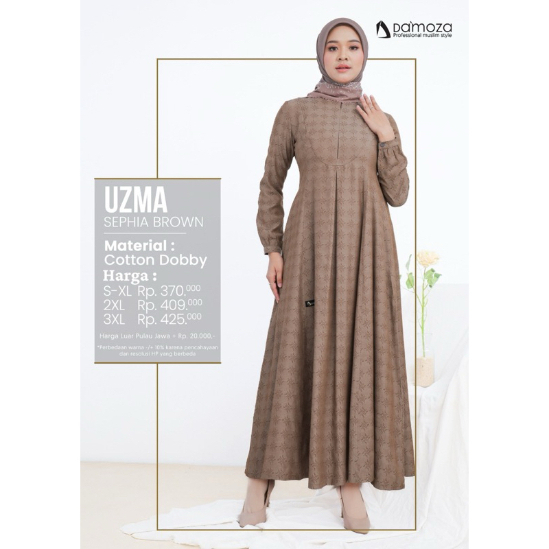 DAMOZA Gamis UZMA Sephia Brown