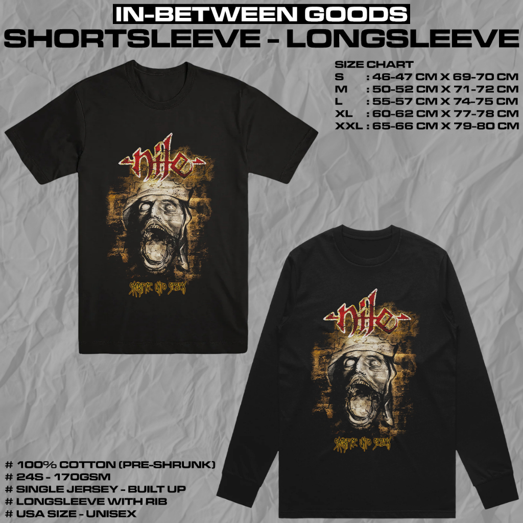 NILE - SACRIFICE UNTO SEBEK | T-SHIRT | LONGSLEEVE | BAND MERCH