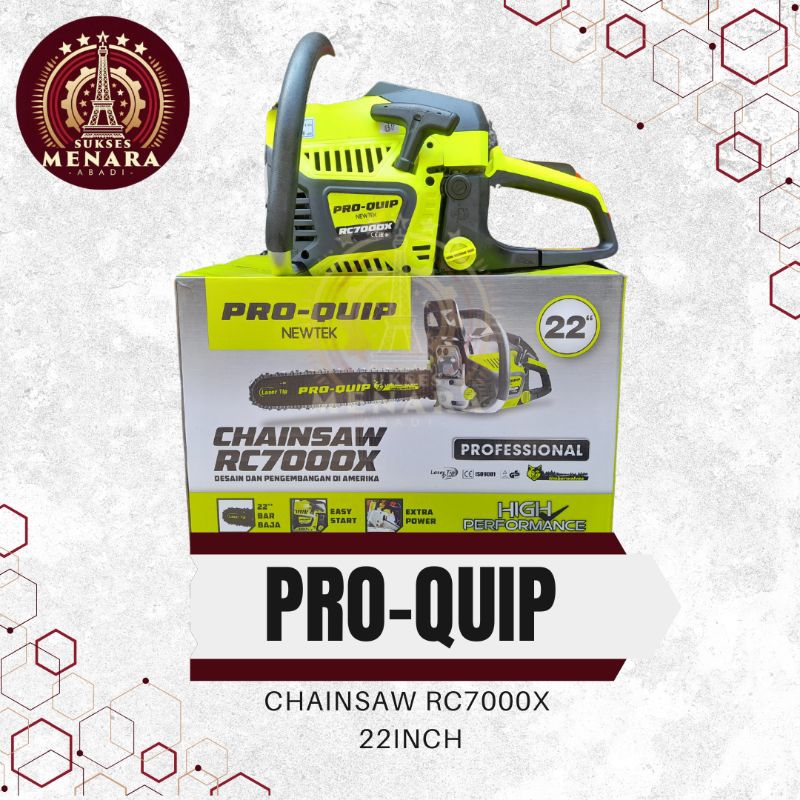 ProQuip RC7000X Mesin Gergaji Potong Kayu Chainsaw 22inch