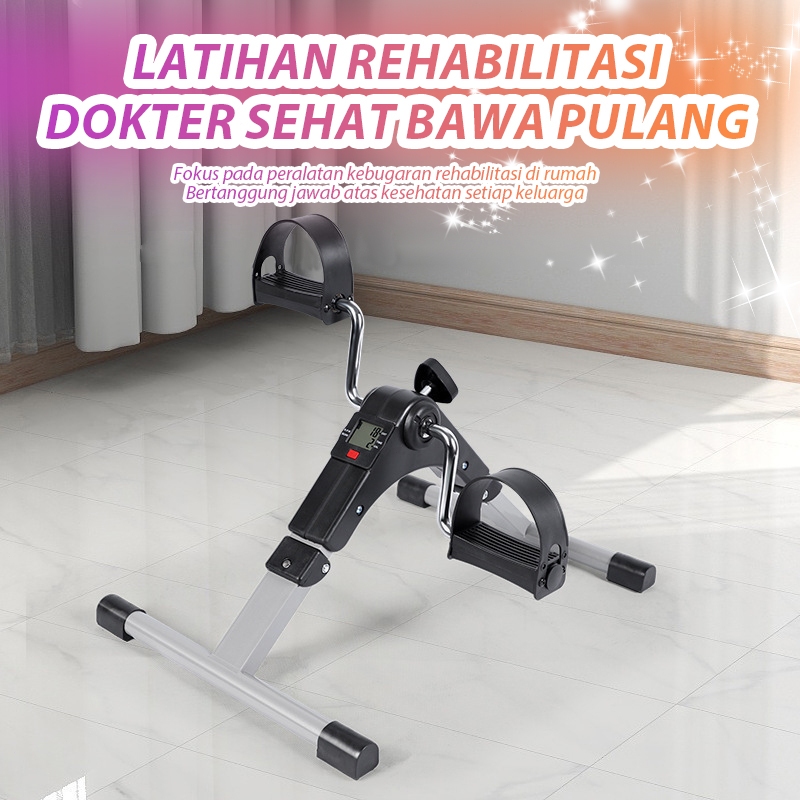 Sepeda Statis Mini Bike/Terapi Portable Sepeda Statis Trainer Multifungsi/Terapi Kaki Tangan Stroke 