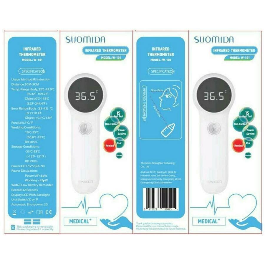 Non Contact Thermometer Suomida W-101 Infrared