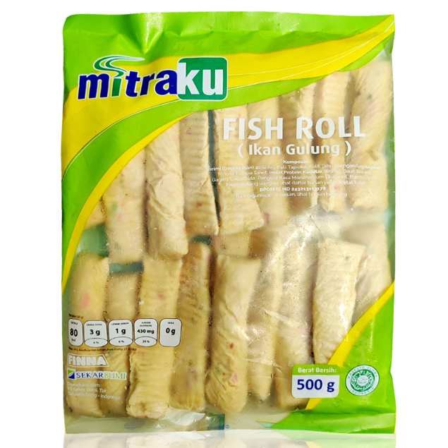 

MITRAKU Fishroll 500 Gram - Ikan Gulung Olahan