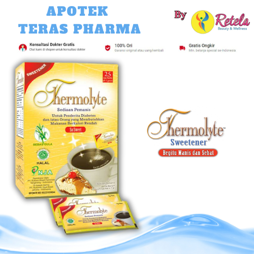 

THERMOLYTE DIET SUGAR 25 SACHET 1GR