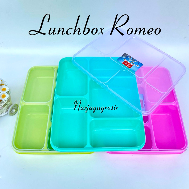 TEPAK MAKAN/ lunch box sekat 5 Food grade