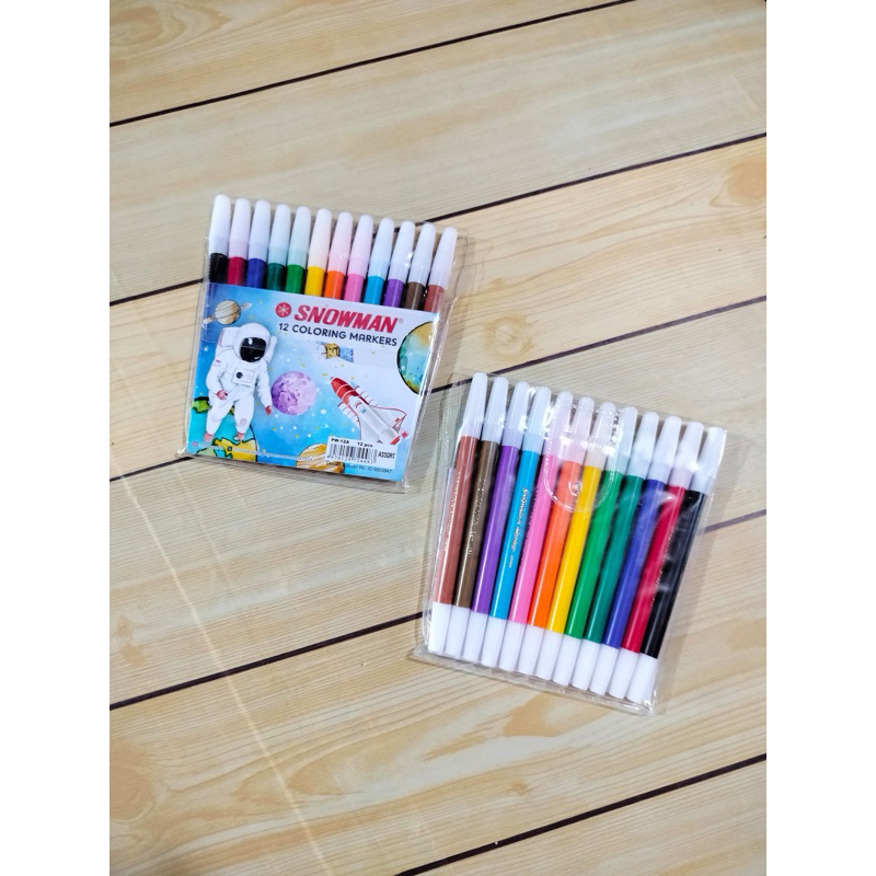 

(PCS=12WARNA) KELIR AIR / SPIDOL 12 WARNA SNOWMAN PW-12A (MIN. ORDER 6 PCS)