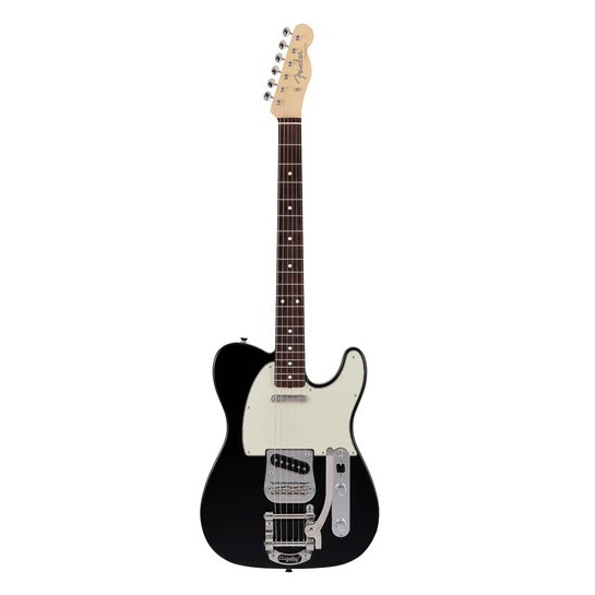 Fender Japan Ltd Ed Traditional 60s Telecaster Electric Guitar w/Bigsby, Black//F03-531-1200-306