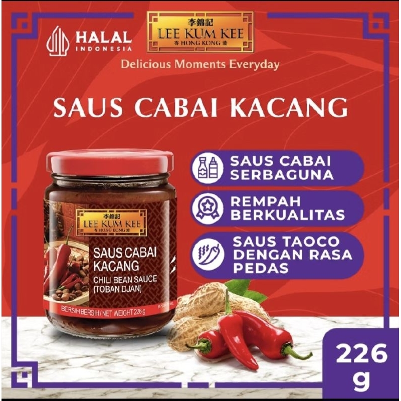 

Lee Kum Kee Chili Bean Sauce 226gr exp 16 Juli 2027