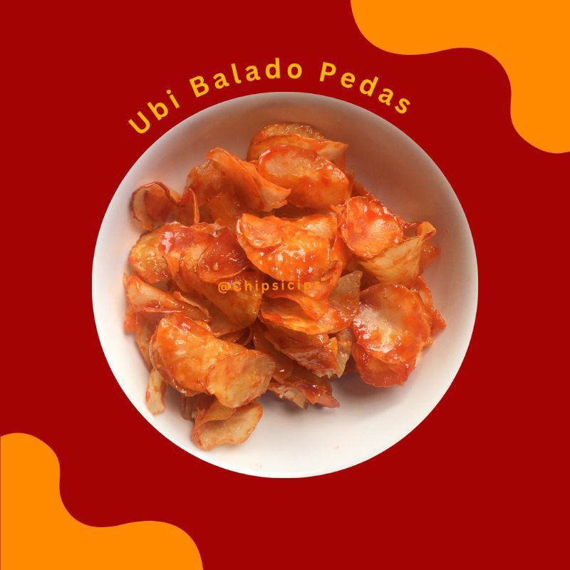 

Keripik Ubi Balado Pedas