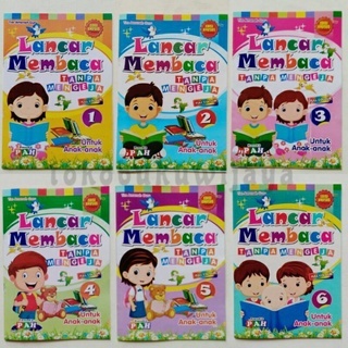 Lancar Membaca Tanpa Mengeja jilid 1 - 6 (PAH) / Belajar Membaca Tanpa Mengeja