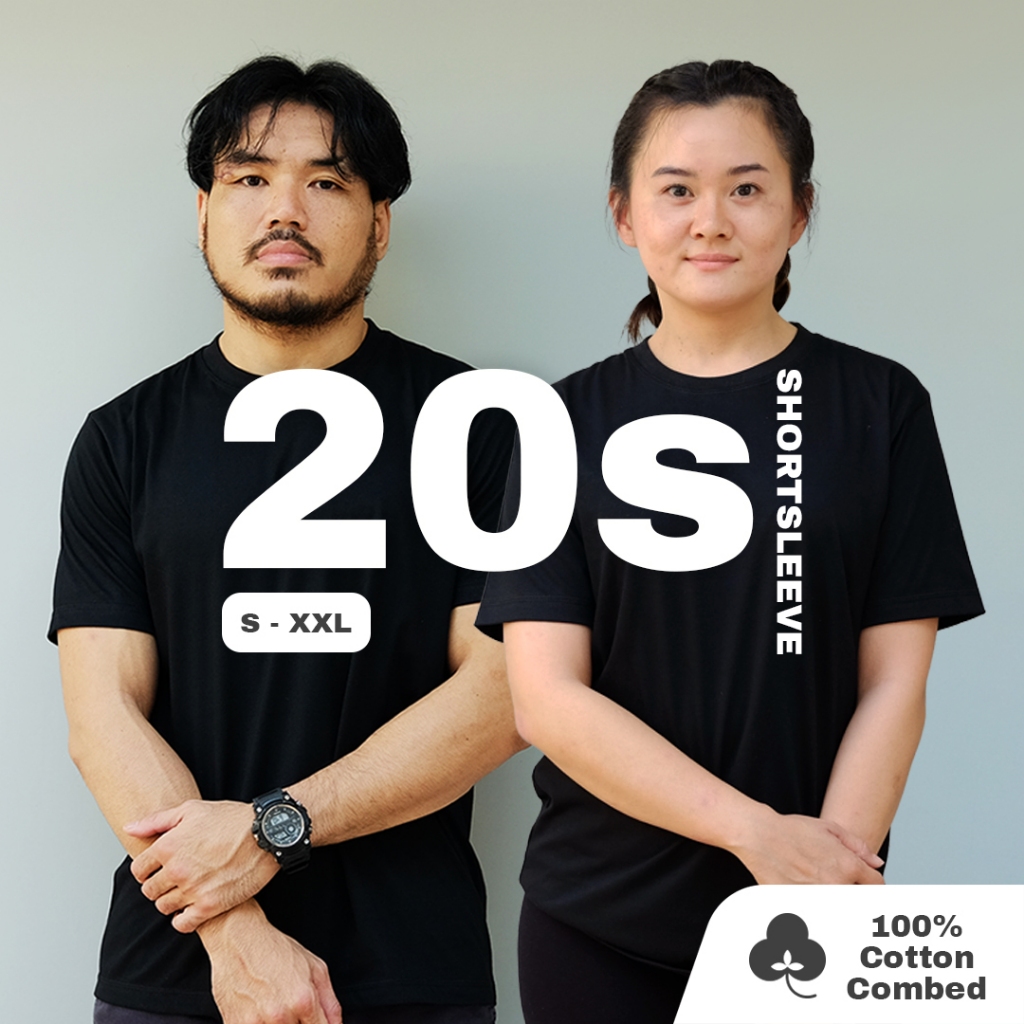 KAOS POLOS PREMIUM COTTON COMBED 20s [HEAVY COTTON COMBED 20S] S-XXL