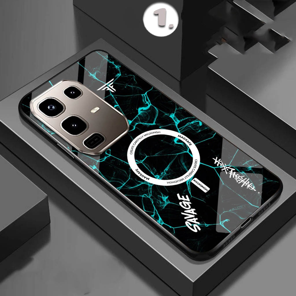 [FK-241] Casing Hp Glossy Glass Kaca For INFINIX Note 50s Note 50x Note 50 Pro Hot 50 Pro Plus