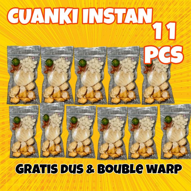 

11 PCS Cuanki Instan Ekonomis TERMURAH DAN ENAK