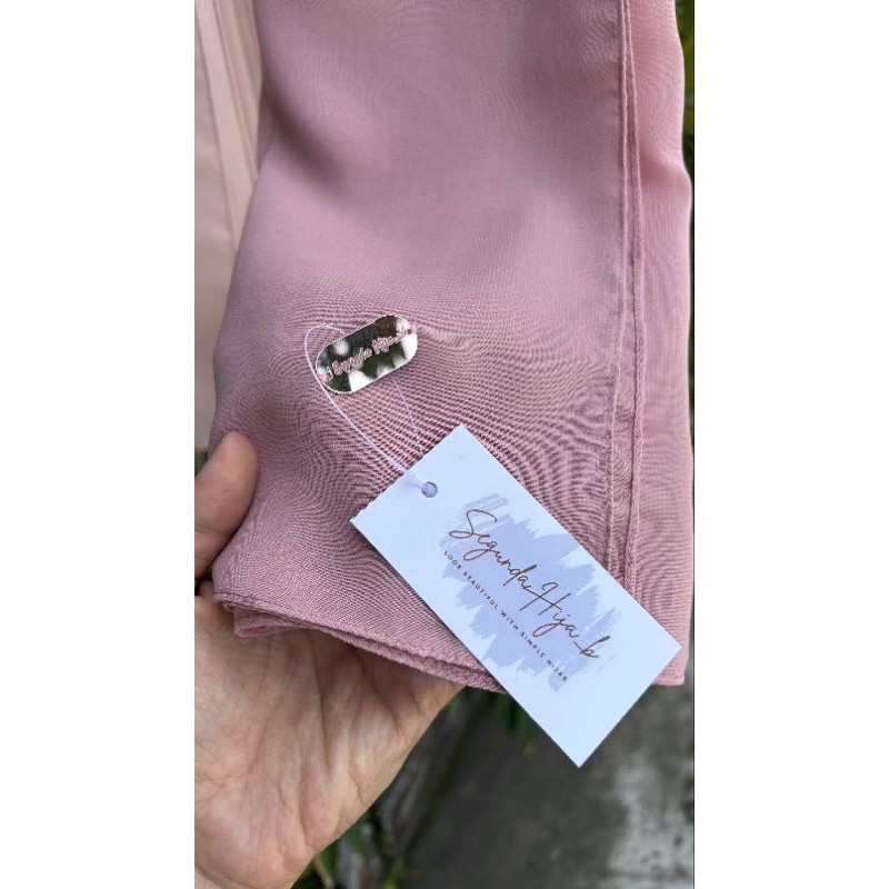 Hijab|Bella|Square|Premium_Dusty Pink