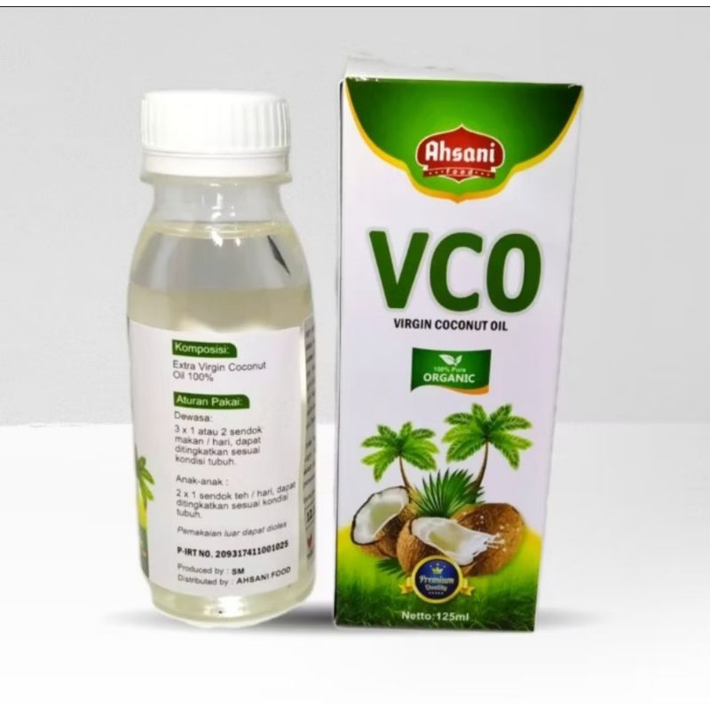 

VIRGIN COCONUT OIL [ VCO ] ahsani minyak kelapa 125ml