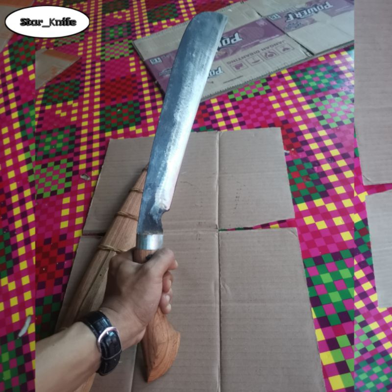 Star_Knife|GOLOK KEBUN, GOLOK PEMBERSIH KEBUN TALI ROTAN, GOLOK PEMBERSIH KEBUN BAJA PER PREMIUM