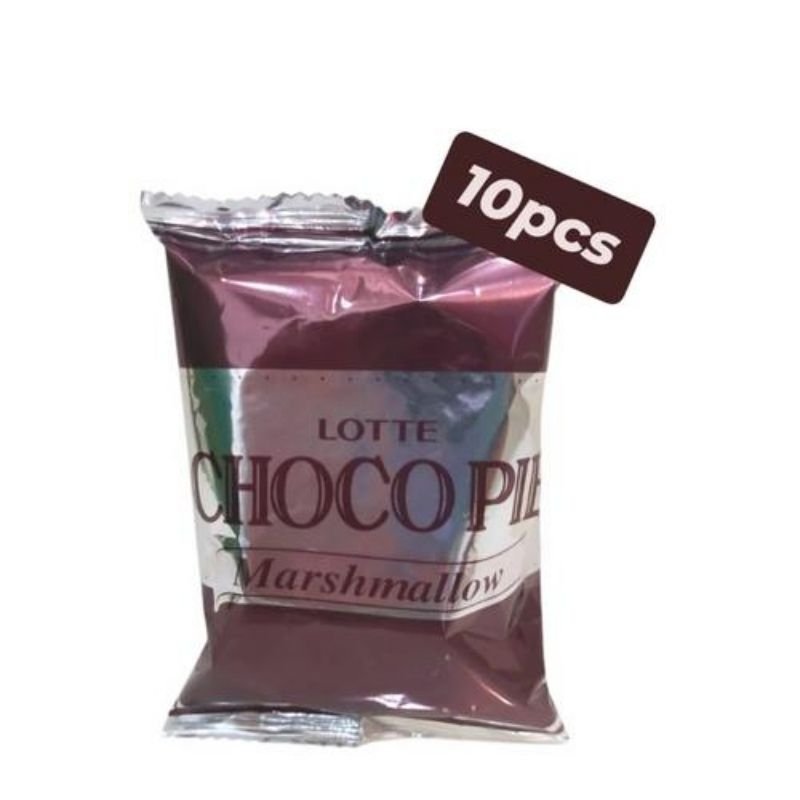 

Lotte Choco Pie Marshmellow 10pcs {tanpa dus} / Choco Pai Marshmellow Isi 2 Pack {dengan dus} - Snack Cokelat
