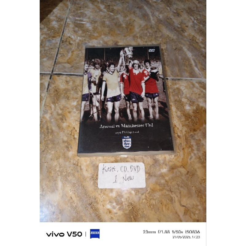 KASET DVD - ARSENAL - VS MANCHESTER UTD - 1979 FA CUP FINAL