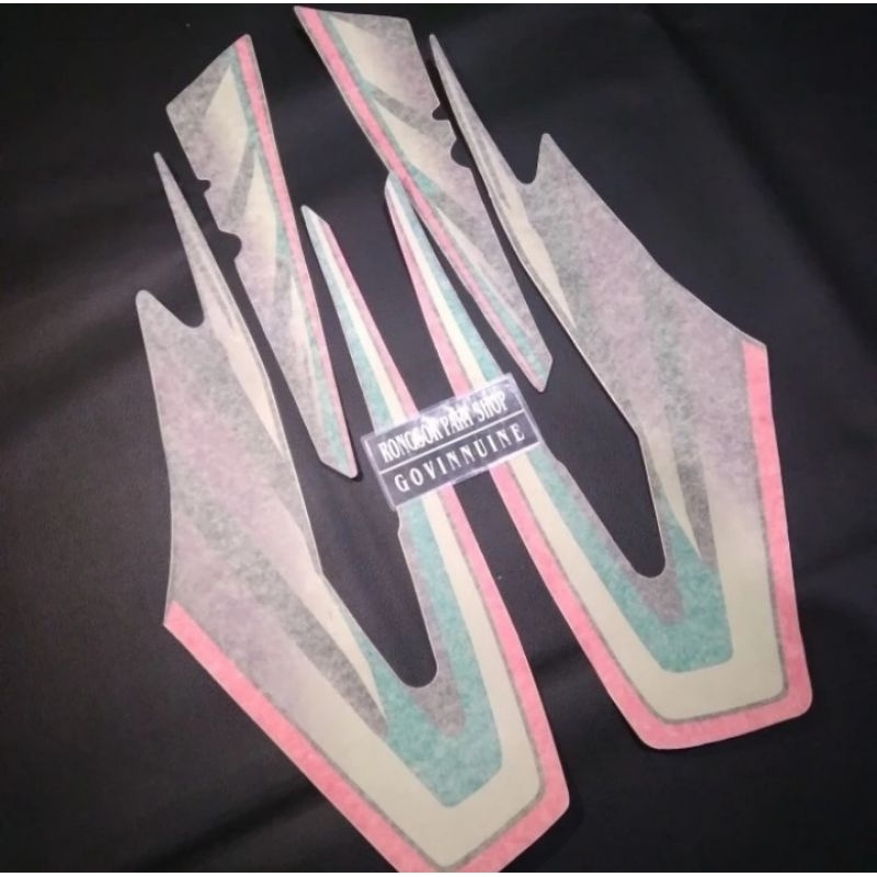 striping stiker sticker rxking rx king 1999 99 2000 ungu ori nos