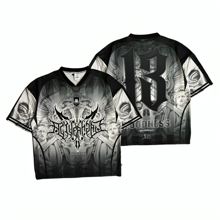 Jersey Streetwear Metal Number13 / Jersey Retro / Jersey Rugby / Jersey Hockey / Vintage / NFL /Bola