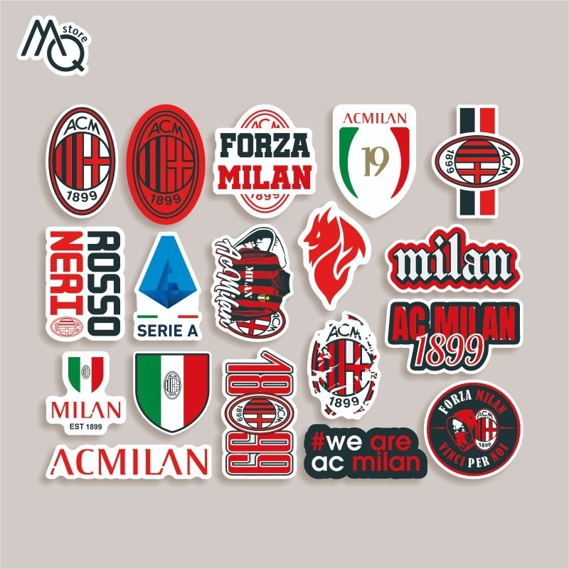 

Stiker pack AC MILAN (18pcs)-PREMIUM STIKER