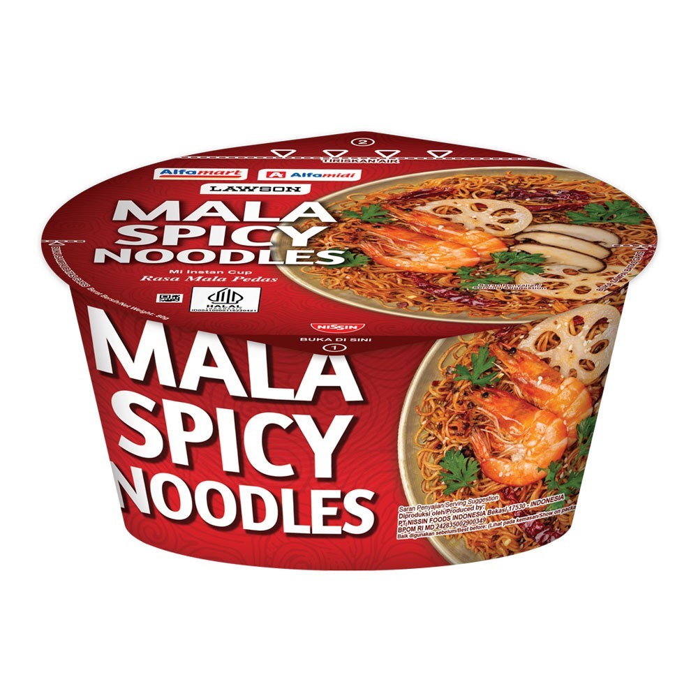 

Nissin Mie Instant Cup Rasa Mala 80gr