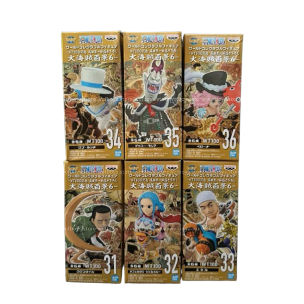 WCF ONE PIECE WT100 - CROCODILE, VIVI, ENEL, ROB LUCCI, GECKO MORIA, PERONA