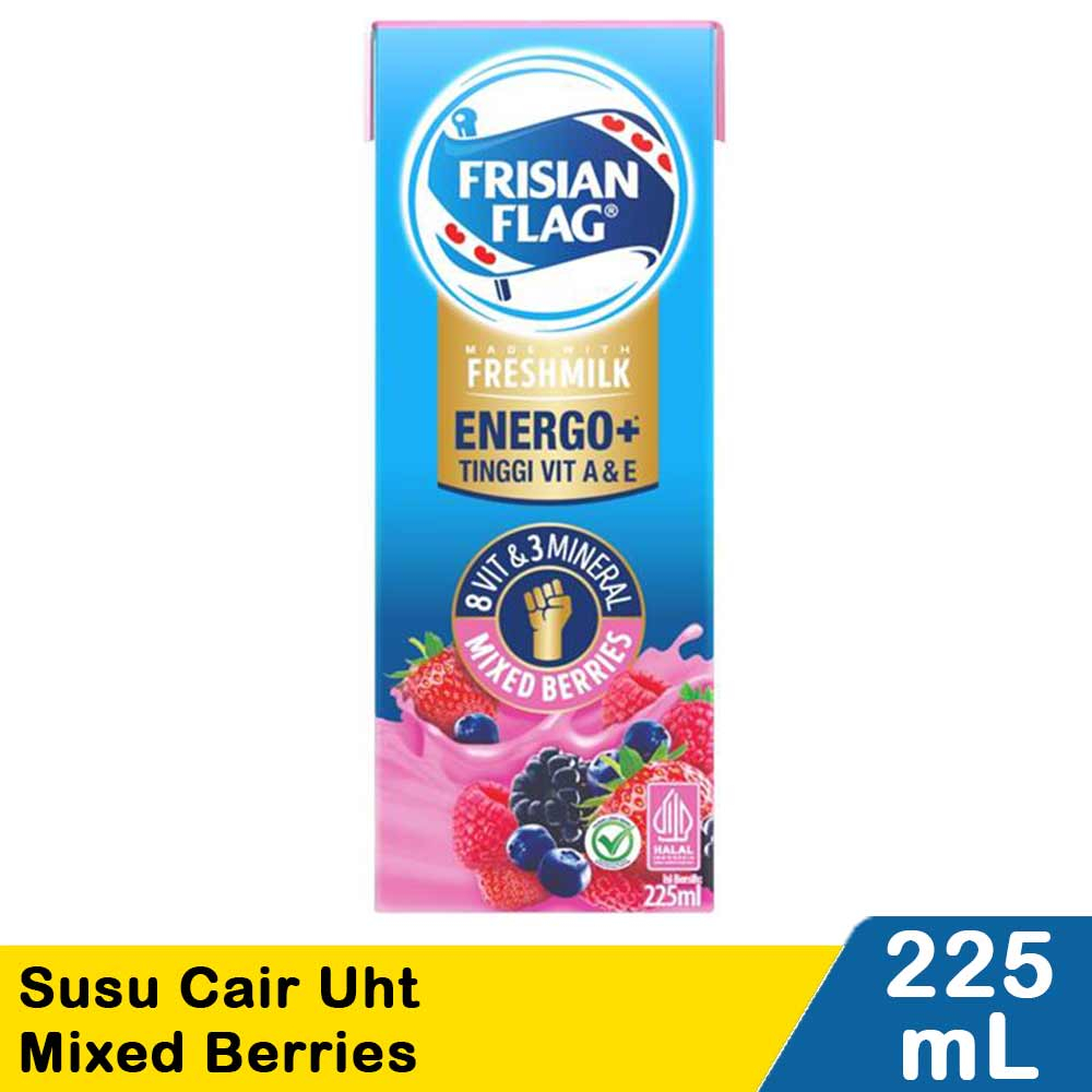 

FRISIAN FLAG SUSU CAIR UHT MIXED BERRIES TPK 225mL