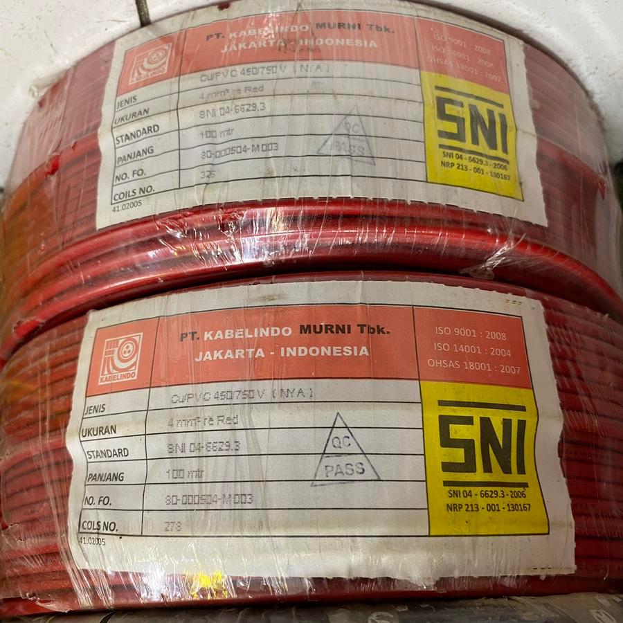 Kabel NYA 4mm Kabelindo