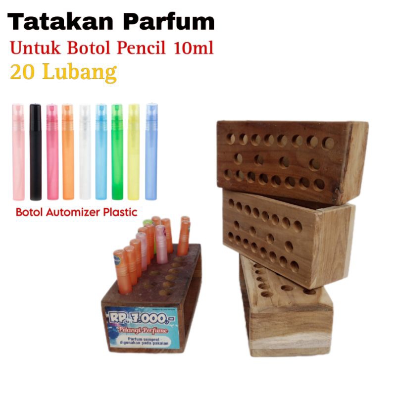 Tatakan Parfum, Display Parfum, Rack Parfum | Botol Automizer / Botol Pen Plastic