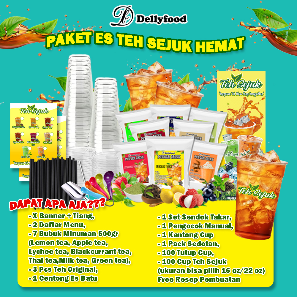 

Franchise Minuman Es Teh Sejuk Kekinian Paket Hemat