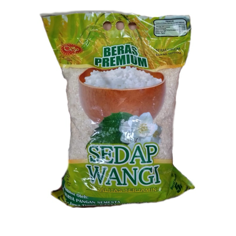 

BERAS CAP SEDAP WANGI 5 KG KUALITAS PREMIUM