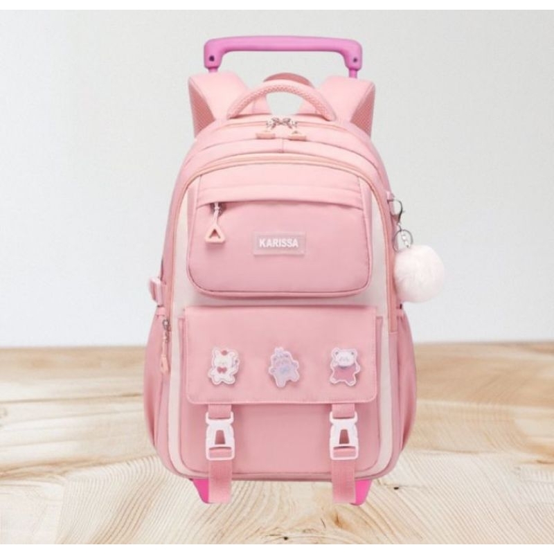 ransel Troly Clarissa tas ransel Troly untuk anak sekolah TK dan SD (kelas 1-2) tas ransel Troly unt