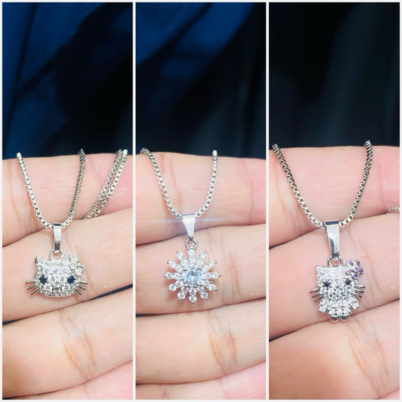 Kalung+Liontin silver xuping wanita dewasa uk45cm