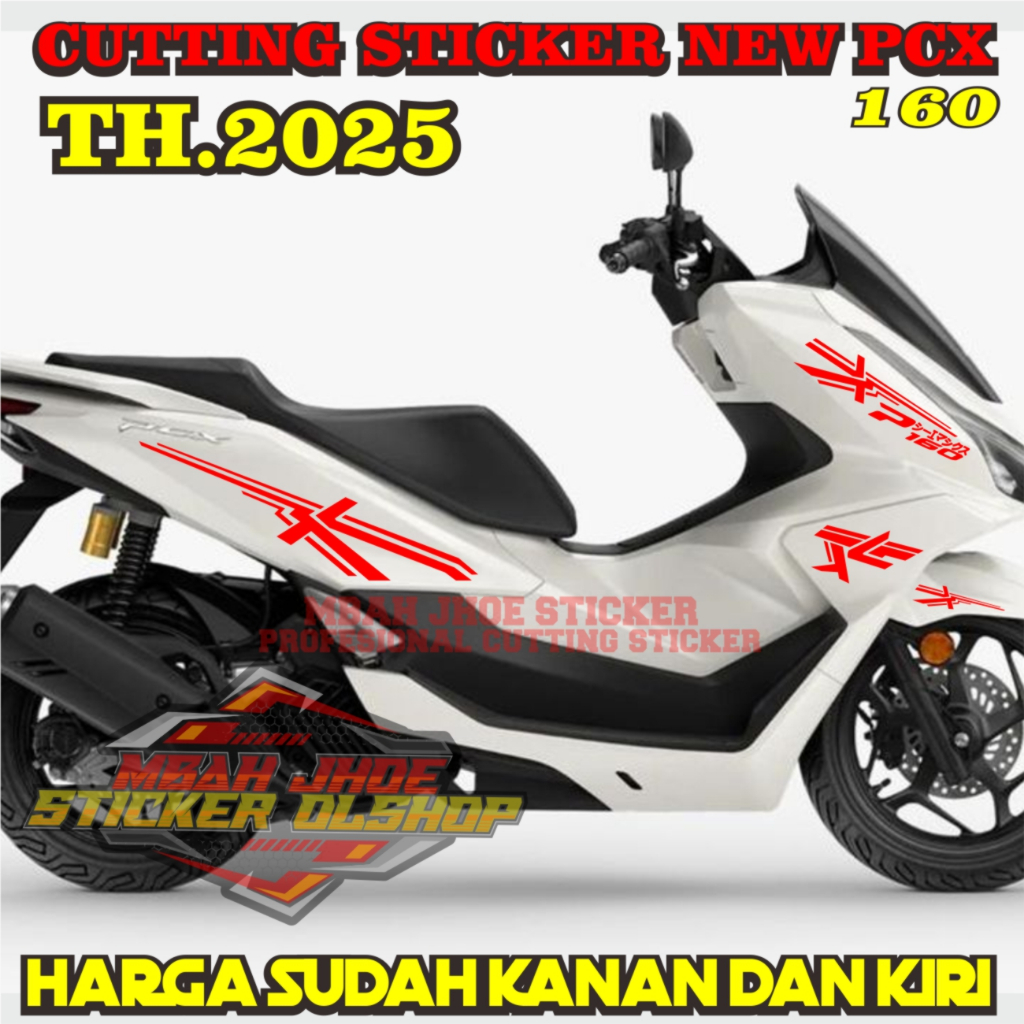 Stiker Motor PCX 160 New 2025 Striping Cutting Sticker lis Body Honda Pcx Variasi Aksesoris Terbaru 