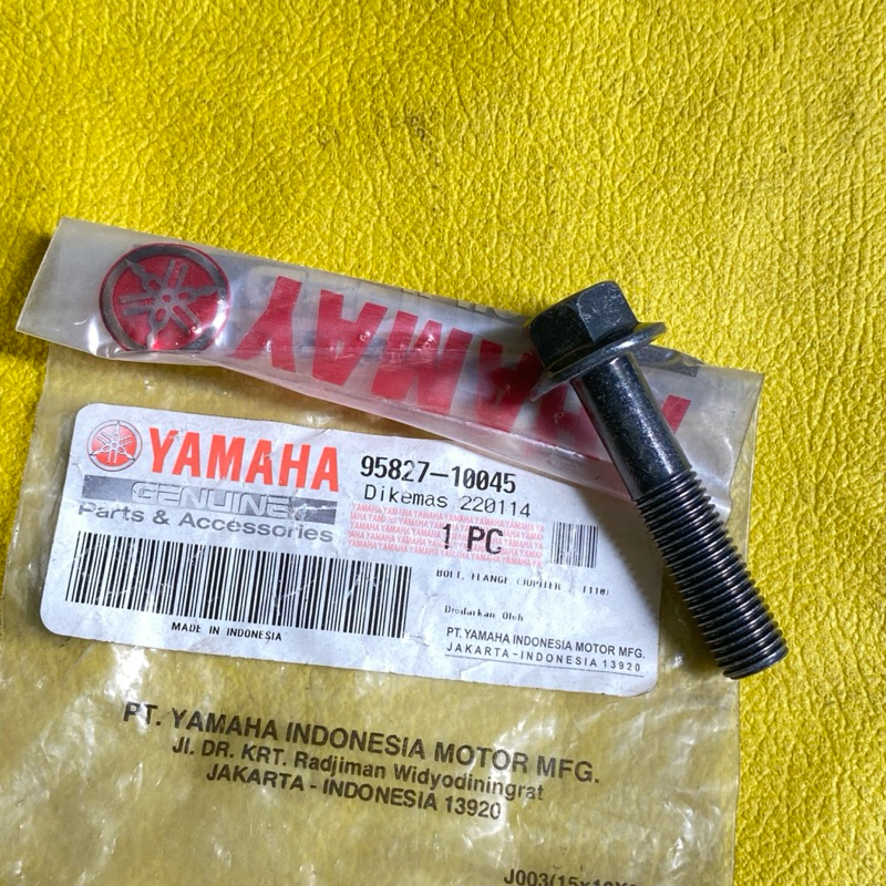 baut baud flange knalpot atas yamaha jupiter z Vega R jupiter Mx Old original YGP 95827-10045