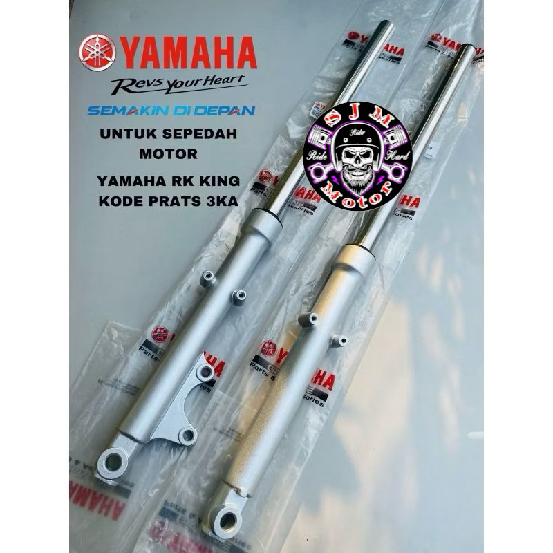 SHOCKBREAKER DEPAN AS SHOCK DEPAN + TABUNG 1 SET KIRI KANAN RX KING NEW ORI
