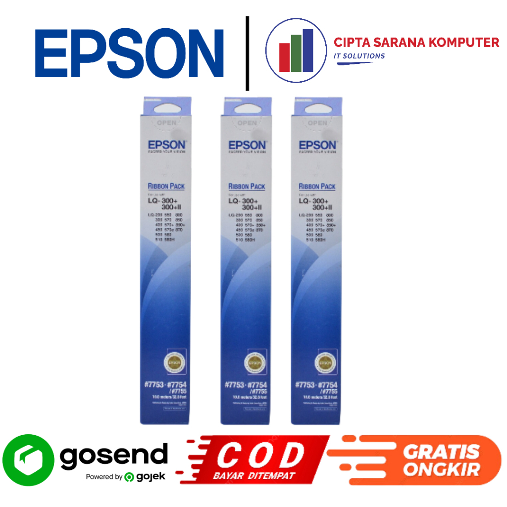 Ribbon Pack / Pita Printer Epson LQ-310 / LQ310 / LX-310 / LX310